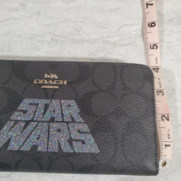 COACH Star Wars Accordion Wallet In signature Canvas With Motif